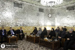 دیدار شرکت کنندگان بیست و هشتمین اجلاسیه سازمان اکو با تولیت آستان قدس رضوی-2