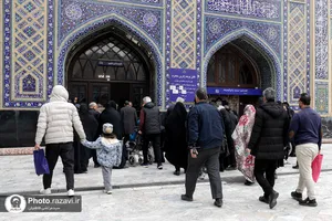 تشرف جمعی از روشندلان استان مازندران به حرم مطهر رضوی