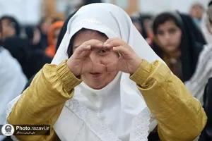 تشرف دانش&zwnj;آموزان مدارس استثنایی کشور به حرم مطهر رضوی