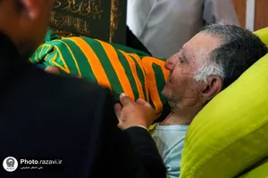 حضور خدام حرم مطهر رضوی در آسایشگاه جانبازان امام خمینی (ره)