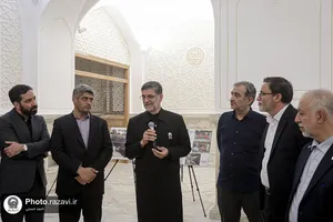 بازدید جمعی از نمایندگان مجلس شورای اسلامی از فعالیت&zwnj;های عمرانی حرم مطهر رضوی