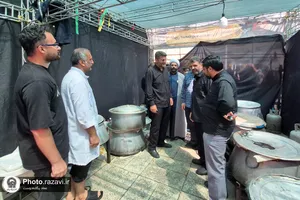 بازدید رئیس مرکز خادمیاری بنیاد کرامت رضوی از مواکب دهه آخر صفر