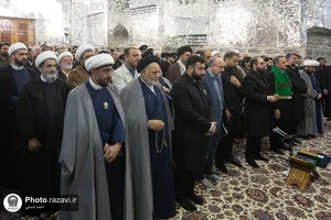 غبارروبی ضریح منور رضوی