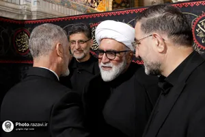 آیین خطبه خوانی شب شهادت امام رضا علیه السلام در حرم مطهر رضوی -2