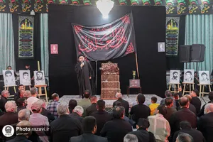 حضور تولیت آستان قدس رضوی در مراسم عزاداری افغانستانی&zwnj;های مقیم مشهد
