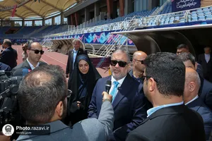 بازدید وزیر ورزش و جوانان عراق از ورزشگاه امام رضا علیه&zwnj;السلام