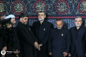 آیین خطبه&zwnj;خوانی شب عاشورای حسینی در حرم مطهر رضوی -1