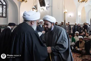 دیدار تولیت آستان قدس رضوی با طلاب مدرسه علمیه گوهرشاد