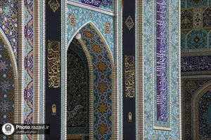 سیاه&zwnj;پوشی حرم مطهر رضوی در آستانه ماه محرم