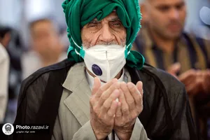 اقامه نماز عید سعید قربان در حرم مطهر رضوی-١