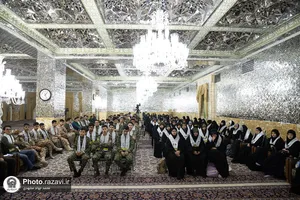 دیدار فعالان بسیج دانش&zwnj;آموزی شهرستان مشهد با تولیت آستان قدس رضوی