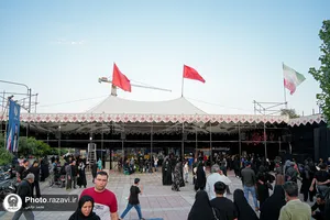 موکب &laquo;دارالکرامه&raquo; امام رضا علیه&zwnj;السلام در ره باغ رضوان