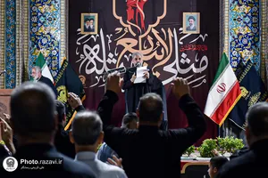عزاداری شام اربعین حسینی ویژه زائران عرب&zwnj;زبان حرم مطهر رضوی