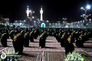آیین خطبه خوانی شب شهادت امام رضا علیه السلام در حرم مطهر رضوی - 2