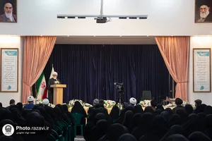 حضور تولیت آستان قدس رضوی در جمع طلاب مکتب نرجس