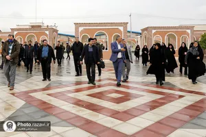 بازدید کارکنان آستان قدس رضوی از خدمات مؤسسه موقوفه زائر