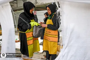 مواکب خدمت رسان به زائران بارگاه منور رضوی-2