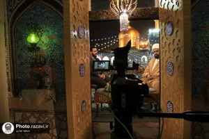 پشت صحنه تلاش خادمان رسانه ای همزمان با دهه کرامت (۲)