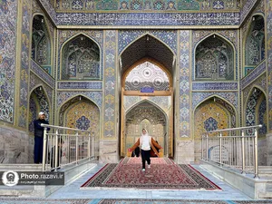 حال و هوای حرم مطهر رضوی در ایام میلاد امیرالمومنین علیه السلام