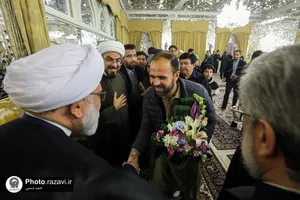 جشن عید مبعث در حرم مطهر رضوی