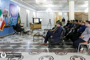 رونمایی از نسخه خطی 500 ساله دیوان حافظ شیرازی در حرم مطهر رضوی