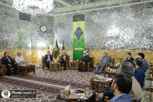 دیدار داوران چهارمین جشنواره بین&zwnj;المللی رسانه&zwnj;ای امام رضا علیه&zwnj;السلام با تولیت آستان قدس رضوی