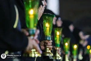 آئین خطبه&zwnj;خوانی شب شهادت امام حسین (ع) در حرم مطهر رضوی