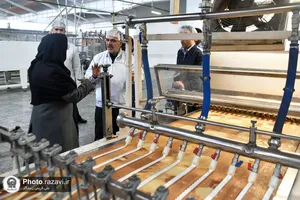 بازدید رئیس سازمان ملی استاندارد از شرکت صنایع غذایی رضوی