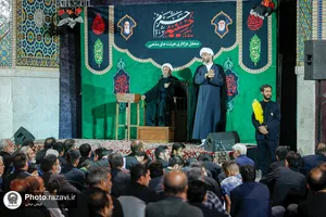 مراسم عزاداری ناشنوایان در حرم مطهر رضوی