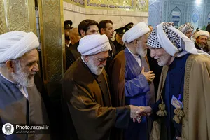 تشرف شیوخ عشایر عراق به حرم مطهر رضوی
