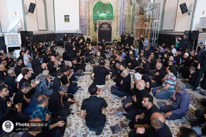 عزاداری هیئت های مذهبی سراسر کشور در حسینیه حرم