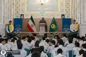 اذن خدمت خادمیاران نوجوان رضوی در حرم مطهر رضوی