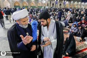 خدمت&zwnj;رسانی به زائران بارگاه منور رضوی در شبهای قدر