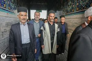 تشرف جمعی از عشایر خوزستان به حرم مطهر رضوی