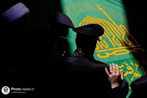 تشرف کاروان سفیران امام رئوف علیه&zwnj;السلام به حرم امیرالمؤمنین علیه&zwnj;السلام
