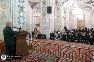 یادواره شهدای تخریب و مدافع حرم در حرم مطهر رضوی