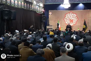 مجلس روضه فاطمیه در حرم مطهر رضوی-1