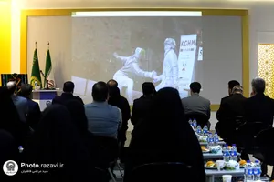 اهدا مدال جهانی بدمینتون به حرم مطهر رضوی