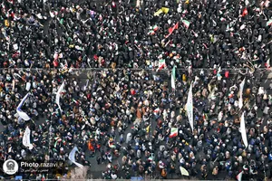 راهپیمایی پرشکوه 22 بهمن در مشهد