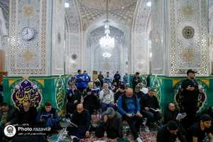 مراسم احیا زائران عرب زبان در شب نوزدهم ماه مبارک رمضان