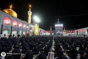 مراسم شام غریبان امام حسین(علیه&zwnj;السلام) در حرم مطهر رضوی
