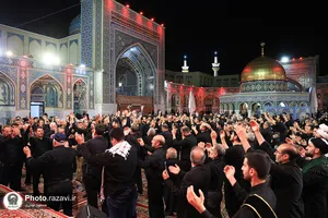 عزاداری سنتی شب پنجم محرم در &laquo;حسینیه حرم&raquo;