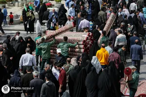 استقبال از بهار در حرم مطهر رضوی
