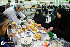 پذیرایی از پزشکان مشهدی در مهمانسرای حضرت