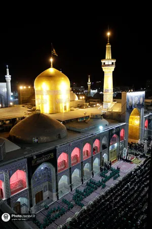 مراسم شام غریبان حضرت رضا(علیه&zwnj;السلام) در حرم مطهر رضوی