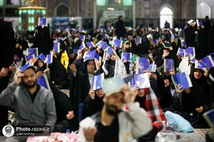 مراسم احیا شب نوزدهم ماه مبارک رمضان در حرم مطهر رضوی - 3