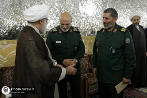دیدار فرماندهان و پیشکسوتان دفاع مقدس با تولیت آستان قدس رضوی