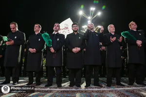 مراسم تحویل سال 1402 در حرم مطهر رضوی - 3