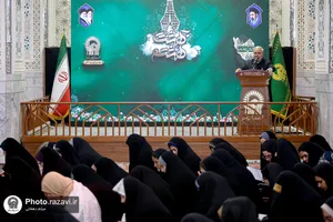 تشرف دانشجویان دانشگاه&zwnj;های استان گیلان و خراسان شمالی به حرم مطهر رضوی