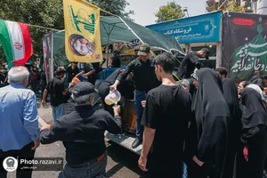 موکب بسیج آستان قدس رضوی در دهه اول محرم